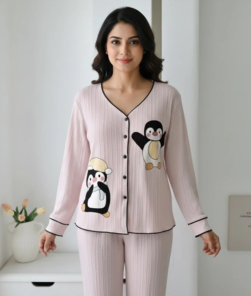 Chilly Penguin Padded Nightsuit Set