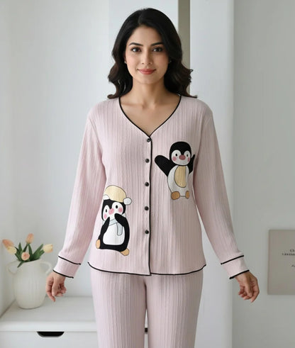 Chilly Penguin Padded Nightsuit Set