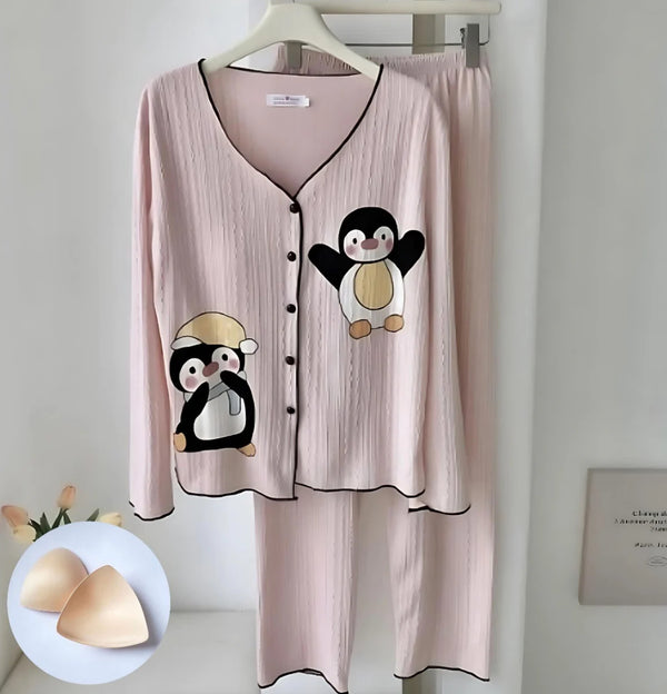 Chilly Penguin Padded Nightsuit Set
