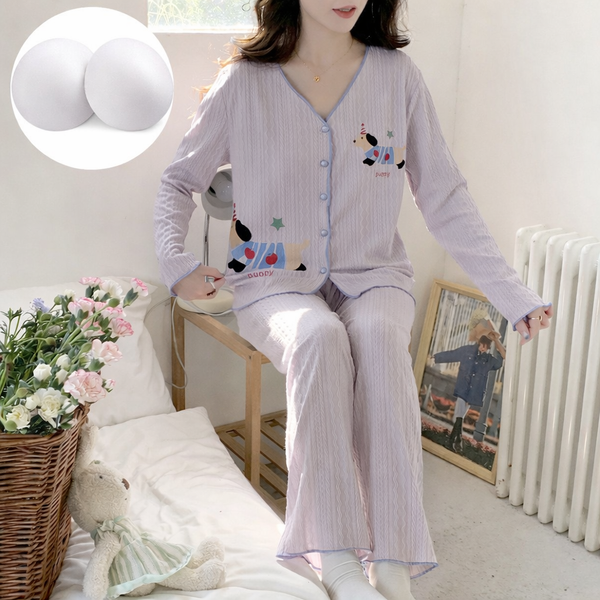 Muffin Tail Padded Nightsuit Set