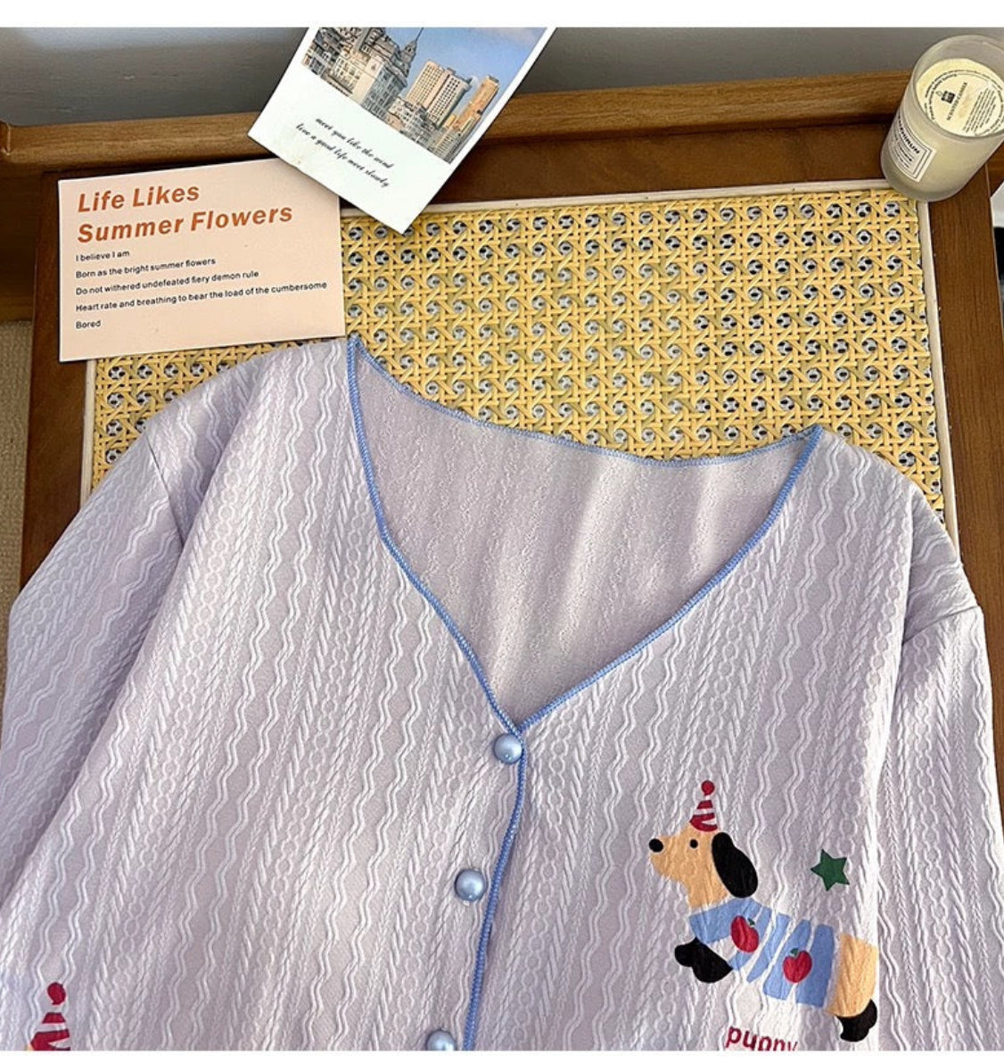 Muffin Tail Padded Nightsuit Set