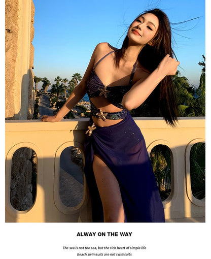 Sea Stars Monokini with Skirt